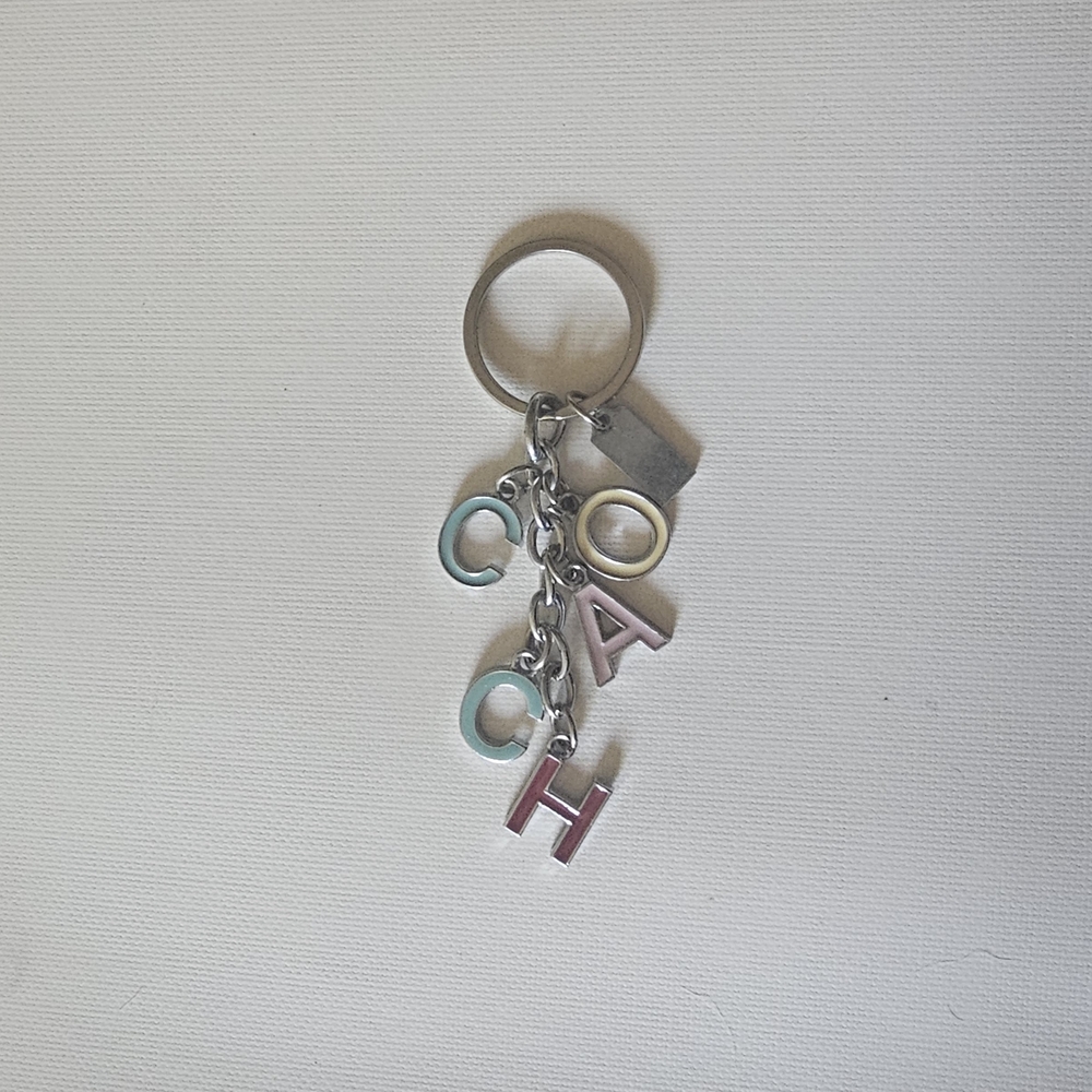 Coach Vintage Multicolor Keychain